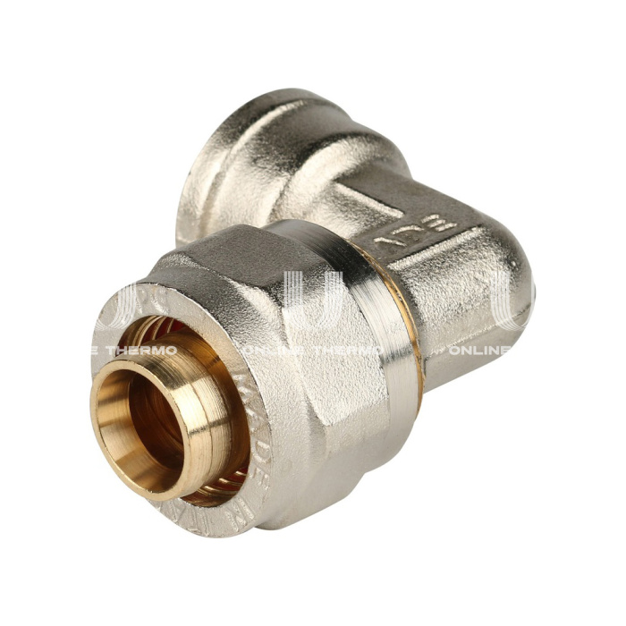 Угольник (угол) с внутренней резьбой Stout SFS-0007-001220 1/2"х20, никелированный, компрессионный 