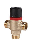 Термостатический смесительный клапан Rommer RVM-1121-186520 НР 3/4", Kvs 1.8, PN5, 30-65°C 