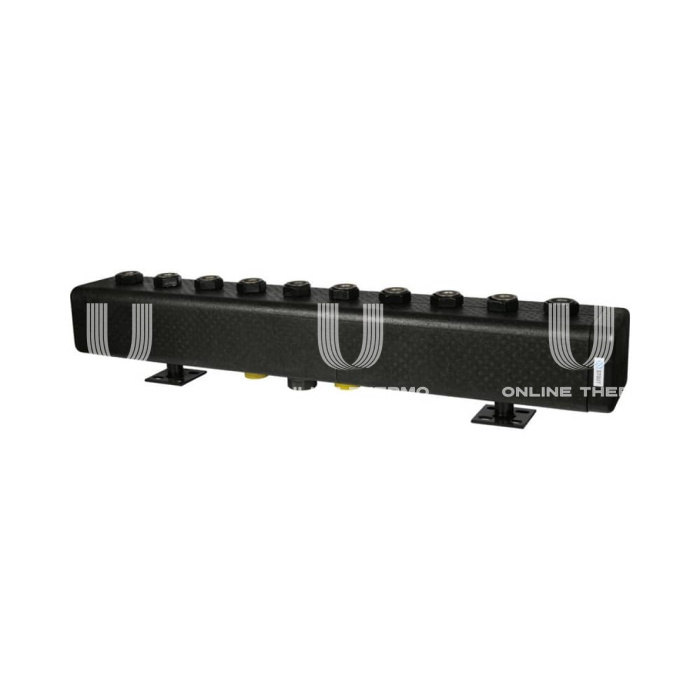 Модульный распределительный коллектор Stout SDG-0016-005005 DN32, до 150 кВт, конструкционная сталь, с термоизоляцией 
