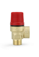 Клапан предохранительный (сбросной) Varmega VM16701 1/2" ВР-НР, 1.5 бар, мембранный, латунь 
