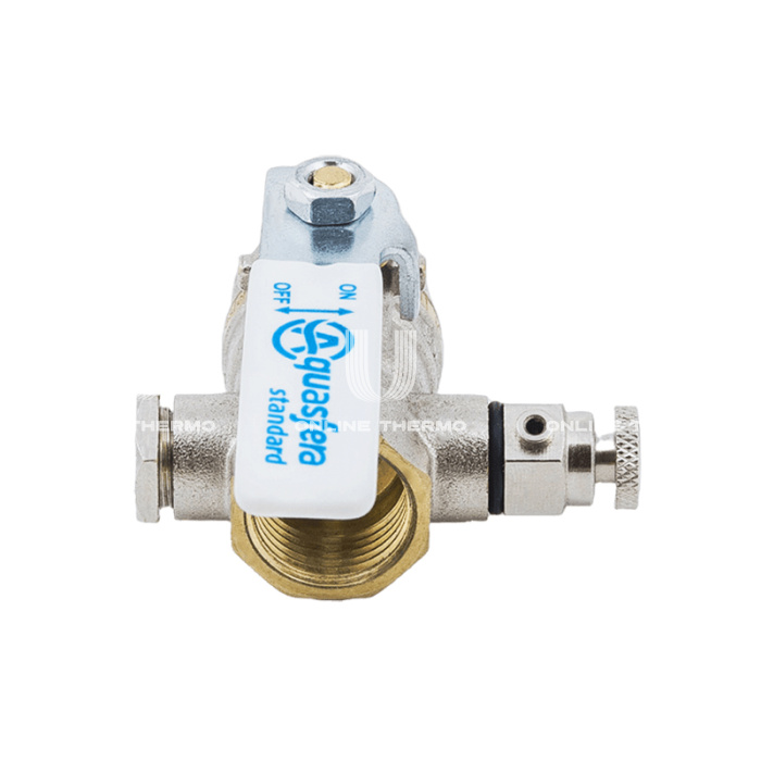 Кран шаровый Aquasfera Standard 1132-01, ВР 1/2", ручка-рычаг 