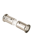 Муфта равносторонняя Henco 15PKW-3232, 32х32, белая, пресс-фитинг 