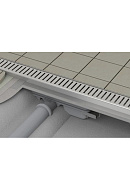 Решетка для душевого лотка AlcaPlast PURE-300M, нержавеющая сталь, матовая, 300 мм 