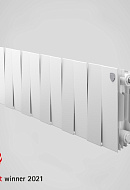Биметаллический дизайн-радиатор Royal Thermo PianoForte 200, белый - 18 секций, боковое подключение 