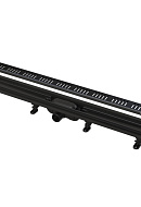 Душевой лоток (водоотводящий желоб) AlcaPlast APZ10BLACK-850M, с решеткой в комплекте, черный, горизонтальный сток - 850 мм 