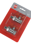 Комплект шаровых кранов с разъемным соединением Royal Thermo Optimal RTO 07.075 1/2" ВР-НР, 2 шт. 