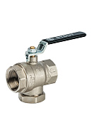 Кран шаровой Stout с фильтром 1" 