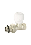 Радиаторный клапан (вентиль) ручной регулировки Uni-fitt 151N2000 1/2" ВР-НР, прямой, с антипротечкой, с разъемным соединением 