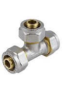 Тройник равносторонний Aquasfera 7011-04, 32 мм, компрессионный 