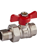 Комплект шаровых кранов с разъемным соединением Royal Thermo Optimal RTO 07.075 1/2" ВР-НР, 2 шт. 