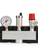 Группа безопасности котла Varmega VMSG05-M306030, 1", 3 бар, сталь, до 50 кВт, с термоизоляцией 