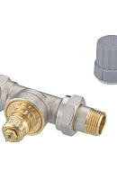 **Термостатический клапан (терморегулятор) Danfoss 013G7024 RTR-G DN15 1/2" ВР-НР, прямой, для однотрубных систем, с преднастройкой 