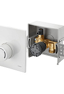 Набор терморегулятора Oventrop Unibox RTL 1022735, 10-50°C, крышка белый пластик 