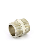 Ниппель равносторонний Tiemme 1500536, НР 1/4", никелированный, серия 1552N 