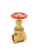 Латунная задвижка клиновая Uni-fitt 140G2000 PN10 1/2" ВР 