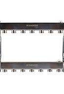 Распределительный коллектор (группа) для отопления Rommer RMS-4401-000007 ВР 1", на 7 контуров 3/4" EK, нержавеющая сталь, нерегулирующий 