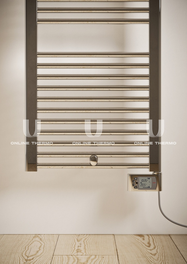 Полотенцесушитель электрический Irsap Ares Electric-Heater H 1118-580 мм, EIM058H50IR01NNN, хром 