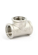 Тройник переходной с внутренней резьбой Uni-Fitt 615N3230, ВР 3/4"х1/2"х3/4", никелированный 