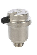 Автоматический воздухоотводчик Stout SVS-0012-000015 1/2", боковой выпуск, никелированный, с уплотнением O-ring 
