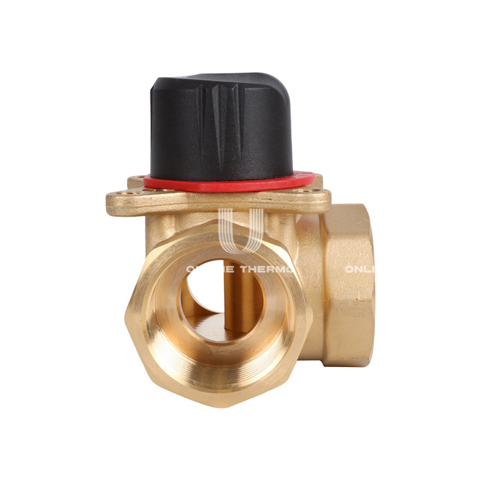 Трехходовой поворотный клапан Rommer RVM-0003-016032 ВР 1 1/4", Kvs 16 