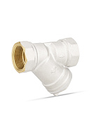 Косой фильтр механической (грубой) очистки Varmega VMFF01-N00606, 1", ВР-ВР, никелированный 