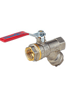 Кран шаровый Aquasfera Euro 1014-02, ВР 3/4", полнопроходной, ручка-рычаг 