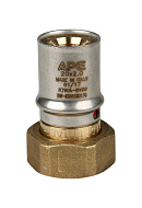 Муфта переходная (переходник) с накидной гайкой Stout SFP-0016-003420 3/4"х20, пресс-фитинг 