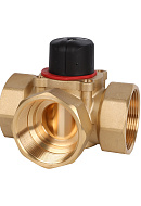 Трехходовой поворотный клапан Rommer RVM-0003-040050 ВР 2", Kvs 40 