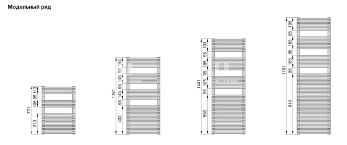 Полотенцесушитель электрический Zehnder Forma Spa LFE-120-050/GD 9205 1200-500 мм, черный матовый 