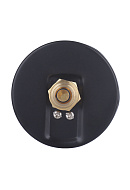 Термоманометр аксиальный Rommer RIM-0005-800415, диаметр 80 мм, 4 бар, 1/2", 120°С, с запорным клапаном 