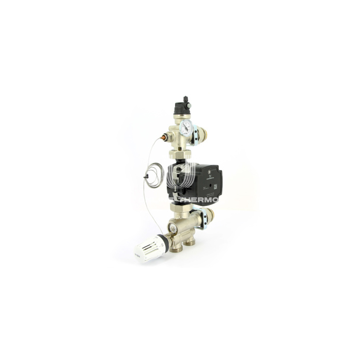 Насосно-смесительный узел Uni-fitt Solomix 472E1200, с насосом Grundfos UMP3 25-70 130 