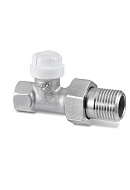 **Запорный радиаторный клапан (вентиль) ручной регулировки RBM Jetline 01540540 3/4" ВР-НР, серия 154, прямой 