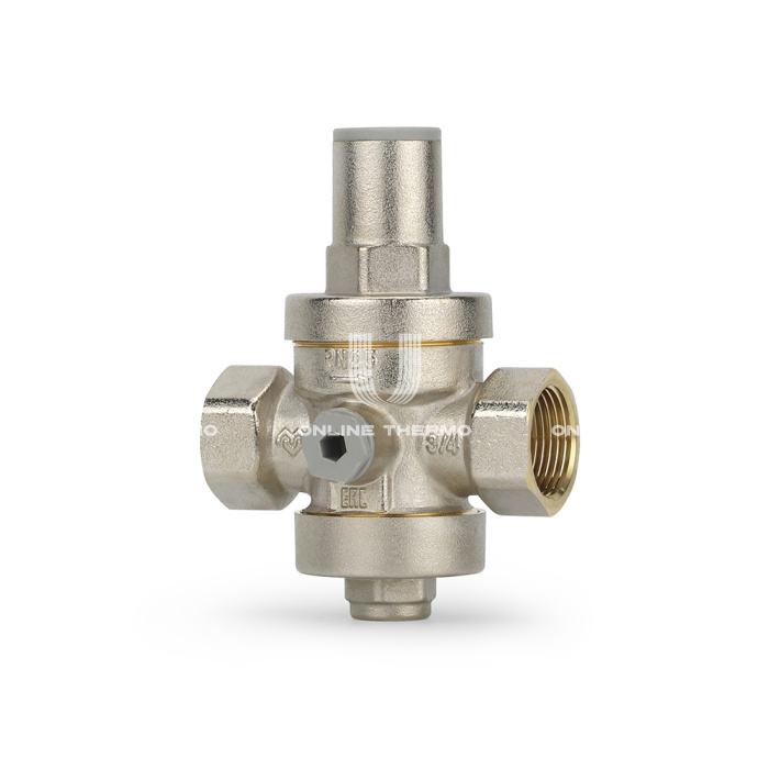 Редуктор давления Varmega VM12702, 3/4", PN25, поршневой, с присоединением к манометру 