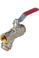 Кран шаровый Aquasfera Euro 1014-03, ВР 1", полнопроходной, ручка-рычаг 