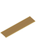 Решетка деревянная поперечная Itermic SGWZ-20-1200, орех 