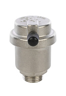 Автоматический воздухоотводчик Stout SVS-0012-000015 1/2", боковой выпуск, никелированный, с уплотнением O-ring 