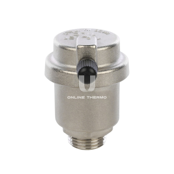 Автоматический воздухоотводчик Stout SVS-0012-000015 1/2", боковой выпуск, никелированный, с уплотнением O-ring 