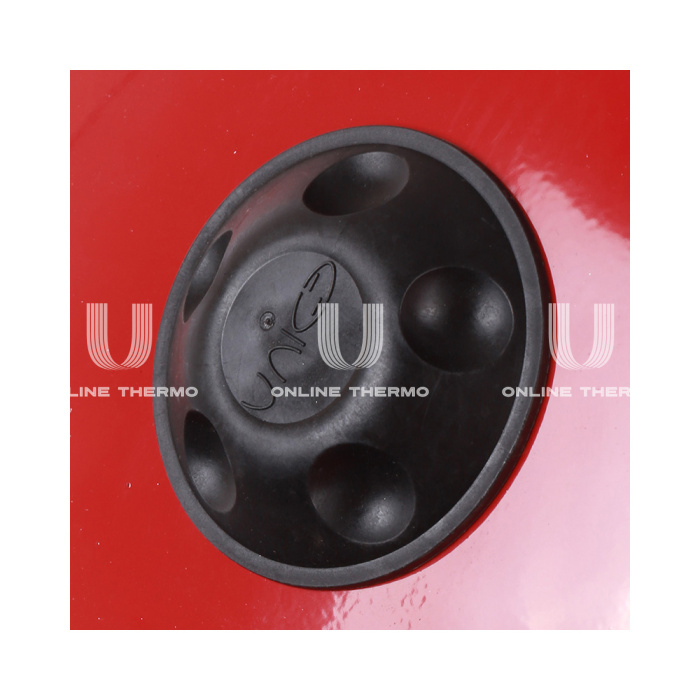 Расширительный бак для отопления Stout STH-0006-000080, 80 л, красный вертикальный, на ножках 