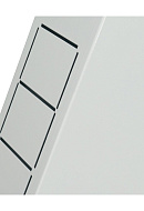 Коллекторный распределительный шкаф наружный Stout SCC-0001-000810 ШРН-3, на 8-10 коллекторных выходов, 651х120х704 мм 
