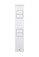 Коллекторный распределительный шкаф наружный Stout SSC-0004-000045 ШРН-1, на 1-3 коллекторных выхода, 450х118х652-715 мм 
