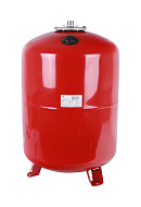 Расширительный бак для отопления Stout STH-0005-000100, 100 л, красный вертикальный, на ножках 