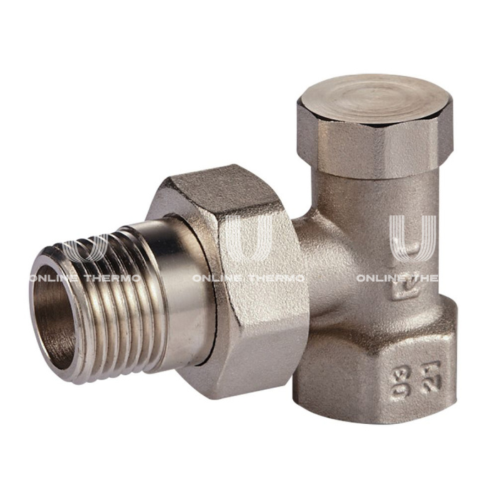 Комплект радиаторных угловых клапанов ручной регулировки Royal Thermo RTO 50.011 1/2" ВР-НР, 2 шт. 