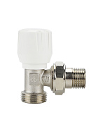Радиаторный клапан (вентиль) ручной регулировки Varmega VM10002, 1/2" x 3/4"EK НР, угловой 