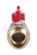 Кран шаровый Rommer RBV-0004-0210232, 1 1/4" ВР-НР, стандартный, ручка-бабочка 