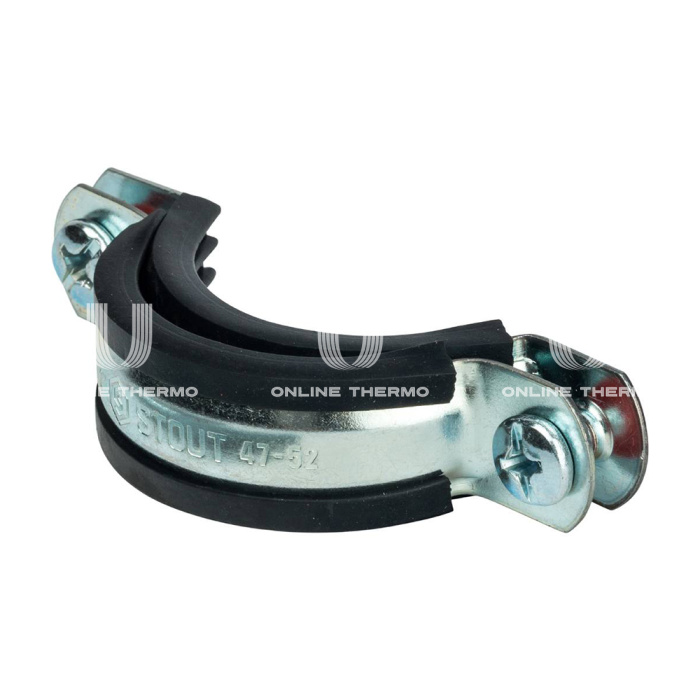 Хомут для труб Stout с гайкой 1 1/2" (47-52) 