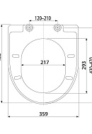 Сиденье для унитаза Alcaplast Softclose A67 