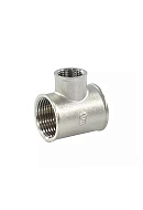 Тройник переходной с внутренней резьбой SantechSystems ВР 1"×1/2"×1", никелированный 