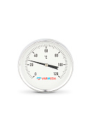 Термометр биметаллический с погружной гильзой Varmega VMMT01-101004, диаметр 100 мм, длина гильзы 100 мм 