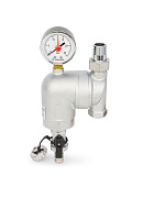 Cетчатый промывной поворотный фильтр Varmega VMSF03-C25041, 1/2" ВР с разъемным соединением, хромированный 
