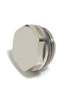 Заглушка Giacomini R92X003, НР 1/2", для радиаторов, с прокладкой o-ring 